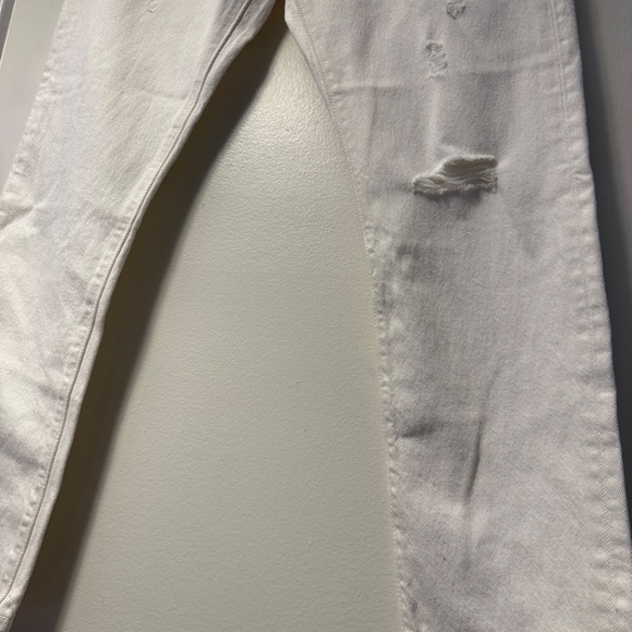 Levi’s 501 High Rise Skinny White Jeans NWT 28 - Picture 3 of 12
